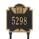 Whitehall Monogram Standard Lawn 1-Line Personalized Plaque