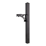 Whitehall Superior Post & Brackets with Post Cap - Black