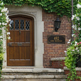 Whitehall Penbrook Signature Grande Wall 2-Line Personalized Address Plaque - lifestyle