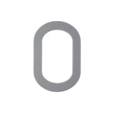 Whitehall Modern 4.5" Stand-Off House Numbers & Letters - 0 / Silver