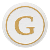 Whitehall Balmoral Personalized Monogram - White
