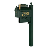 Whitehall Ultimate Mailbox Package Personalized Plaque - Green