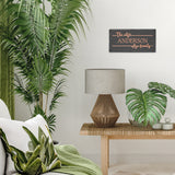 Whitehall Linette 1-Line Etched Wall Slate Personalized Sign - lifestyle