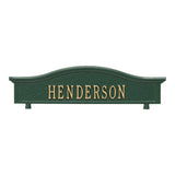 Whitehall Two Sided Personalized Topper - Green