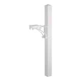 Whitehall Superior Post & Brackets with Post Cap - White