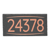 Whitehall Lainey 1-Line Etched Wall Slate Personalized Sign - Copper