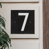 Whitehall Floating Stand-Off Horizontal House Number Personalized Sign, 1 Number - lifestyle