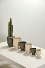 Fischer Glossy Footed Pots By Accent Decor