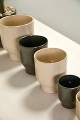 Fischer Glossy Footed Pots By Accent Decor