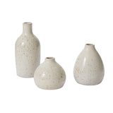Francesca Speckled Glossy Bud Vases By Accent Decor