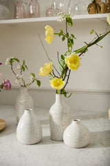 Francesca Speckled Glossy Bud Vases By Accent Decor