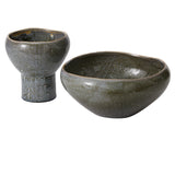 Freestone Reactive Glaze Glossy Bowl By Accent Decor