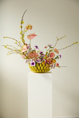 Banana Glossy Ceramic Bowl By Accent Decor