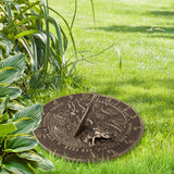Whitehall Frog Sundial, Copper Verdigris