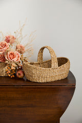 Giftable Natural Fibers Basket By Accent Decor