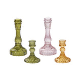 Gillian Glass Candleholders By Accent Decor