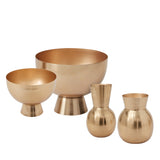 Golden Love Metal Decorative Vessels By Accent Decor