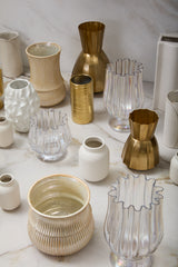 Gossamer Footed Glass Vases By Accent Decor