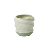 Greenway Sculptural Marbled Pot By Accent Decor