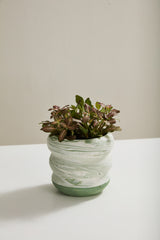 Greenway Sculptural Marbled Pot By Accent Decor