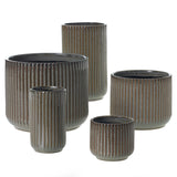 Habitat Textured Ceramic Pots By Accent Decor