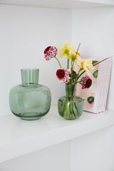 Hana Green Glass Propagation & Flower Vases By Accent Decor - 3.5" x 5" - Image 5