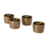 Harmony Antique Gold Metal Candleholders (Set of 4) By Accent Decor
