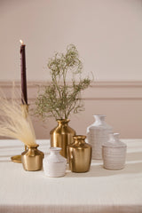 Harrison Metal Bud Vases By Accent Decor