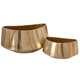 Helena Metal Bowls By Accent Decor