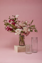 Hobnail Glass Decorative Jars By Accent Decor