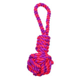 Rope Ball with Loop Handle - Loop Handle / 16.5" / Purple/Magenta