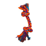 2-Knot Nylon Rope Bone - Orange