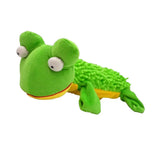 Shaggy Bottle Dog Toy - Frog