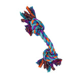 2-Knot Nylon Rope Bone - Turquoise