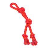 2-Knot Split Rope Tug - 23.5" / Orange/Magenta