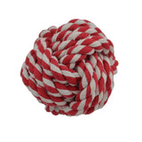 Rope Ball - 3.75" / Red/White