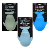 Spunky Pup Gnaw Guard Squeaky Whale Floating Dog Chew Toy