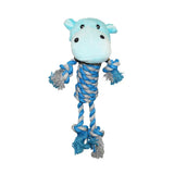 Rope Body Dog Toy - Hippo