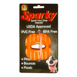 Sparky Floating Dog Toy - Random Action Ball Small - Orange