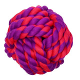 Rope Ball - 4.75" / Purple/Magenta