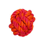 Rope Ball - 2.75" / Orange/Magenta