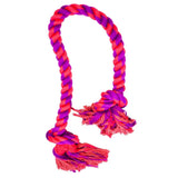 2-Knot Rope Tug, 48" - Purple/Magenta