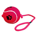 Tennis Ball Tug Toy - with 21" Cord / 4"