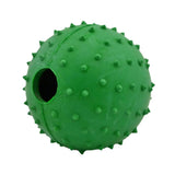 Hard Rubber Dog Toy - Pebble Ball with Bell / 2.75"