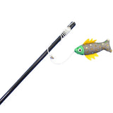 Cat Wand Teaser Toy - with Hanging Fish