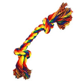 2-Knot Rope Bone - 14" / Multi Color
