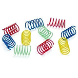 Colorful Springs Cat Toys, 10-Pack - Wide