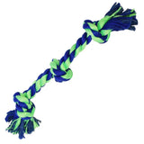 3-Knot Rope Bone - 20" / Blue/Green