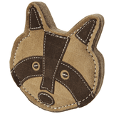 Dura-Fused Leather Chunky Dog Toy - Raccoon 5"