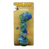 Knotted Rope Bone - 6.5" / Blue